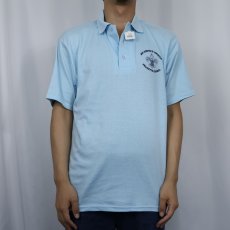 画像2: 80's BOY SCOUTS OF AMERICA USA製 ロゴプリントポロシャツ L (2)