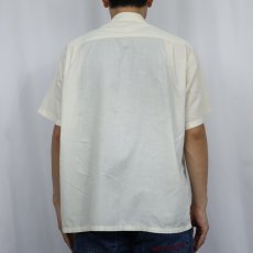 画像3: 50〜60's Wesley オープンカラーシャツ L (3)