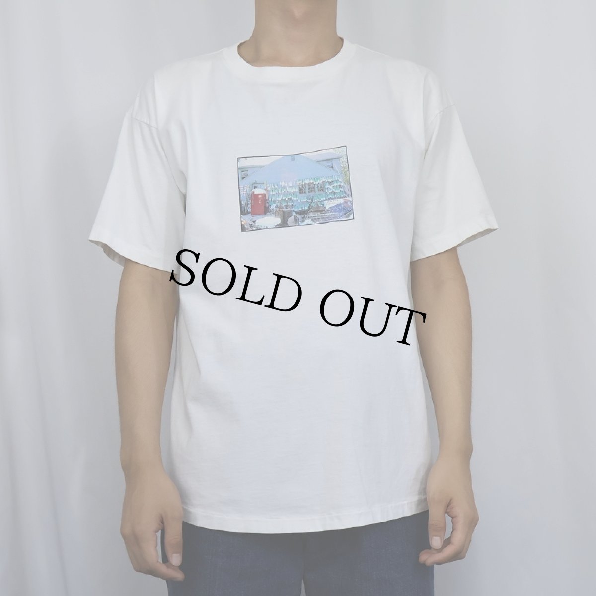 画像2: 90's GAP USA製 プリントTシャツ M (2)