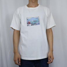 画像2: 90's GAP USA製 プリントTシャツ M (2)