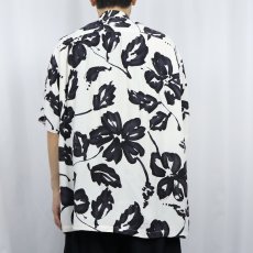 画像3: JAMS WORLD HAWAII製 花柄 レーヨンシャツ L (3)