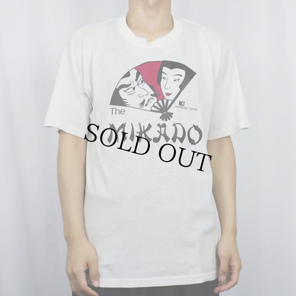画像2: 【SALE】 90's THE MIKADO USA製 コミックオペラプリントTシャツ L (2)