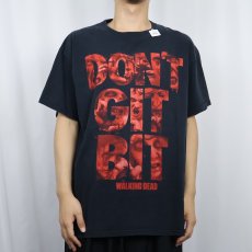 画像2: THE WALKING DEAD "DON'T GIT BIT" テレビドラマプリントTシャツ (2)