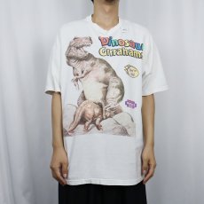 画像3: 90's Mother's COOKIES USA製 "Dinosaur Grrrahams" 食品メーカープリントTシャツ XL (3)