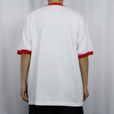 画像3: 2001 SPIDER-MAN USA製 キャラクタープリントリンガーTシャツ XL (3)