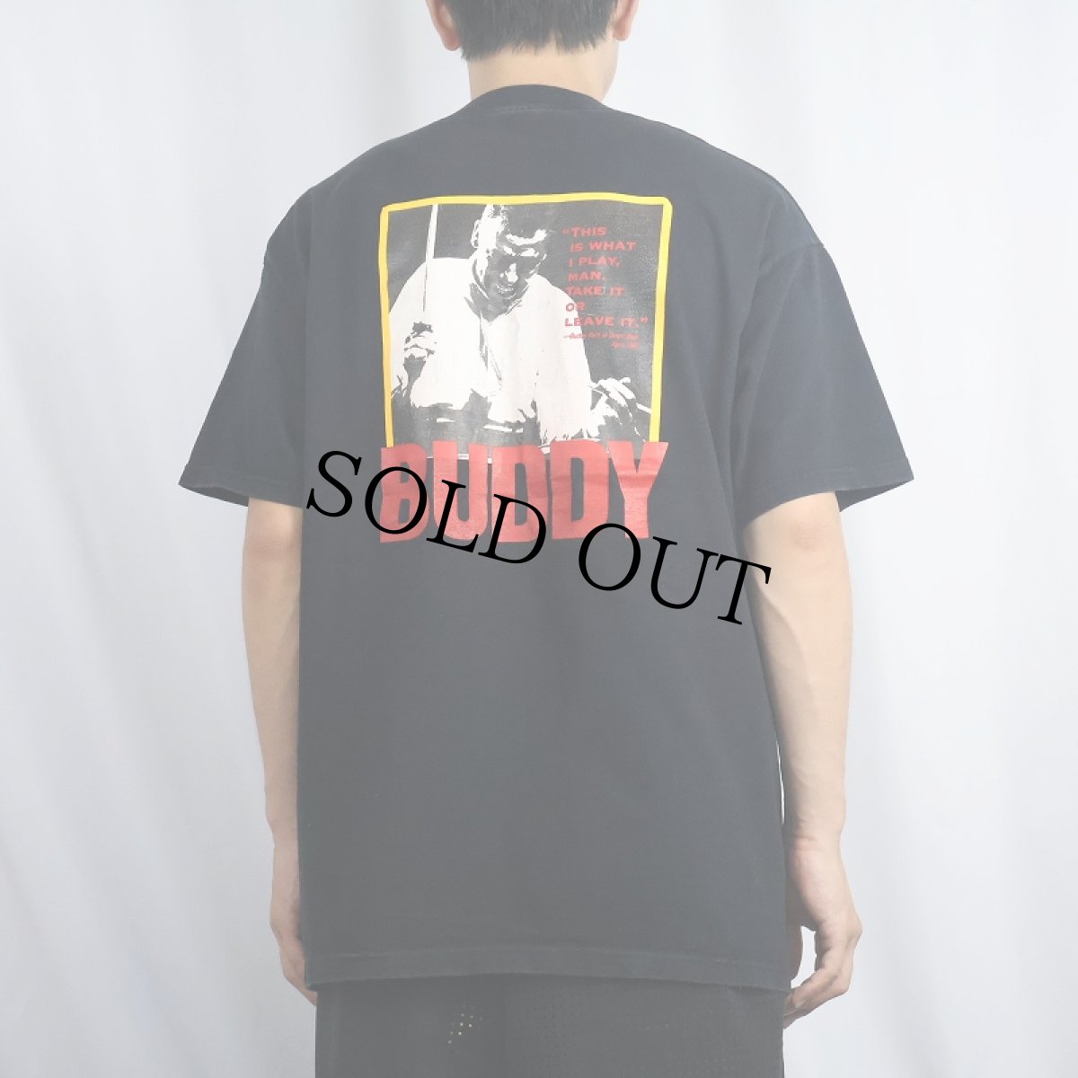 画像4: DOWN BEAT Jazz, Blues & Beyond "Buddy Rich" ジャズ雑誌プリントTシャツ BLACK XL (4)