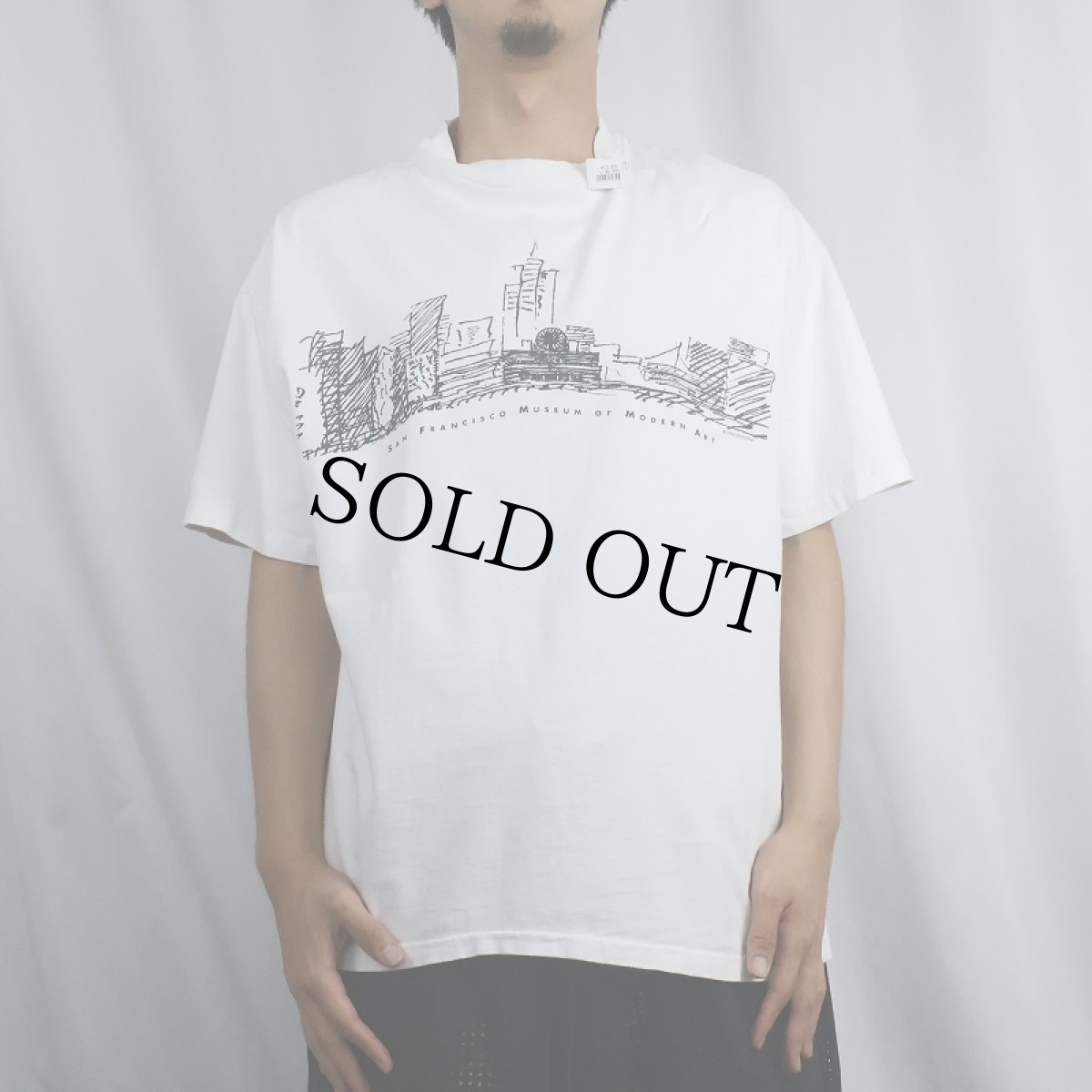 画像2: 90's San Francisco Museum Of Modern Art USA製 美術館プリントTシャツ XL (2)