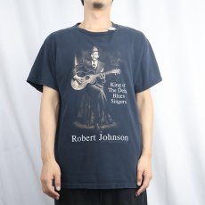 画像2: Robert Johnson "King of the Delta Blues Singers" ミュージシャンアルバムTシャツ L (2)