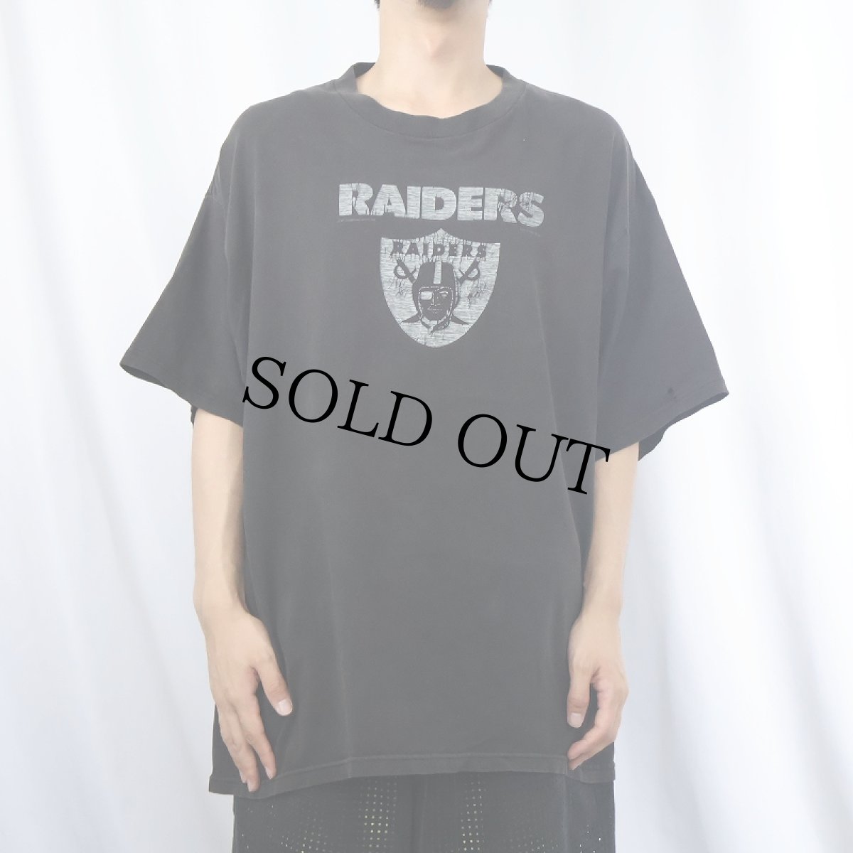 画像2: RAIDERS NFLチーム ロゴプリントTシャツ (2)