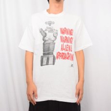 画像2: 90's LOST IN SPACE USA製 "WARNING! WARNING!..." SFテレビドラマプリントTシャツ L (2)