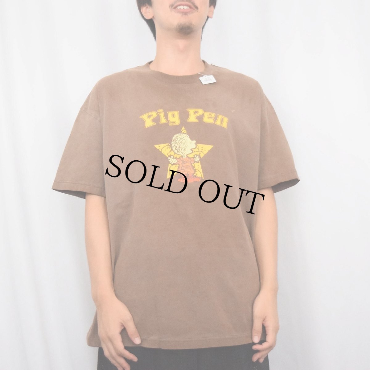 画像2: SNOOPY USA製 "Pig Pen" キャラクタープリントTシャツ XL (2)