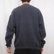画像3: 90's adidas EQUIPMENT ロゴ刺繍スウェット NAVY M (3)