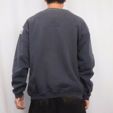 画像3: 90's adidas EQUIPMENT ロゴ刺繍スウェット NAVY M (3)