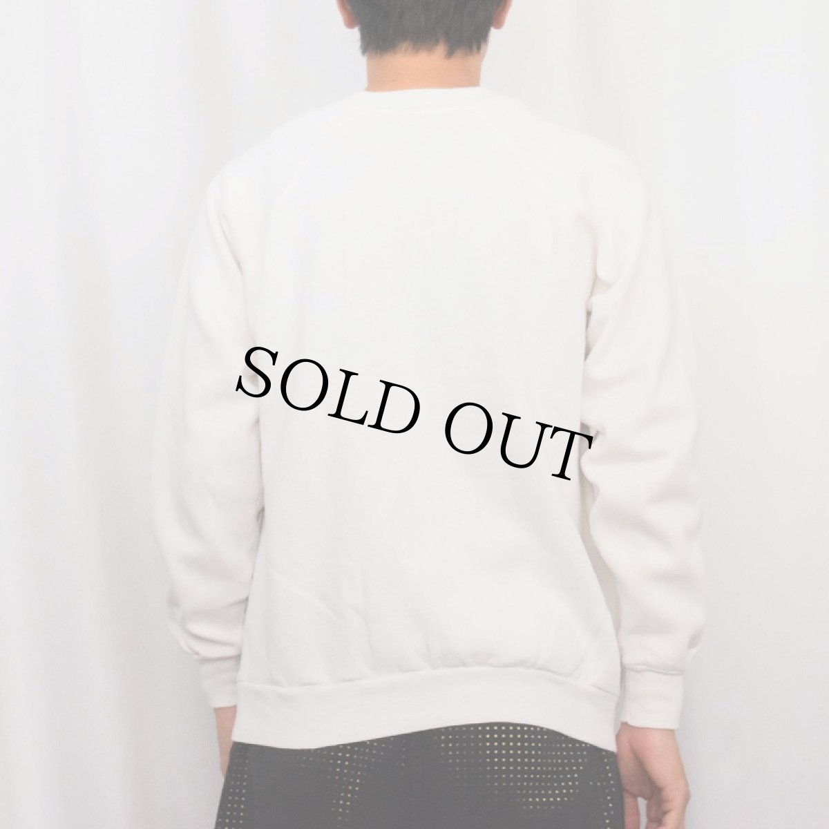 画像3: 80's Disney MICKEY MOUSE USA製 キャラクタープリントラグランスウェット XL (3)