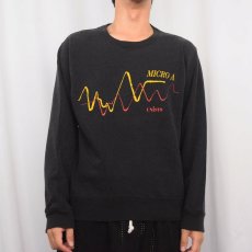 画像2: 90's UNISYS USA製 "MICRO A" ITサービス企業 プリントTシャツ BLACK L (2)