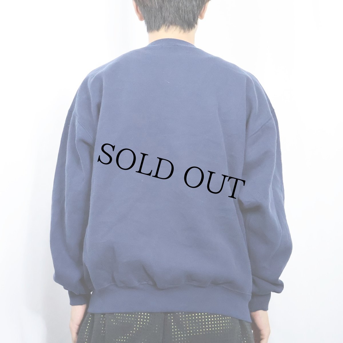 画像3: 90's USA製 "AIR FORCE ROTC" プリントスウェット NAVY XL (3)