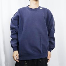 画像2: 90's〜 JERZEES 無地スウェット NAVY 2X (2)