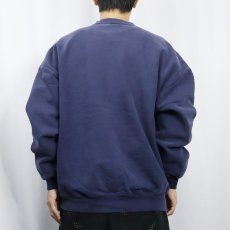 画像3: 90's〜 JERZEES 無地スウェット NAVY 2X (3)