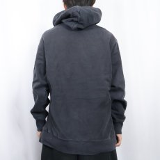 画像3: Champion REVERSE WEAVE 目付き スウェットフーディー BLACK M (3)