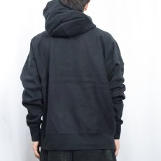 画像3: Champion REVERSE WEAVE 目付き スウェットフーディー BLACK L (3)