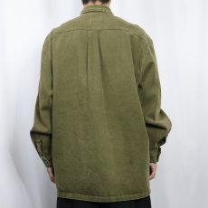 画像3: HEMP WORKS ヘンプ×コットンシャツジャケット XL (3)