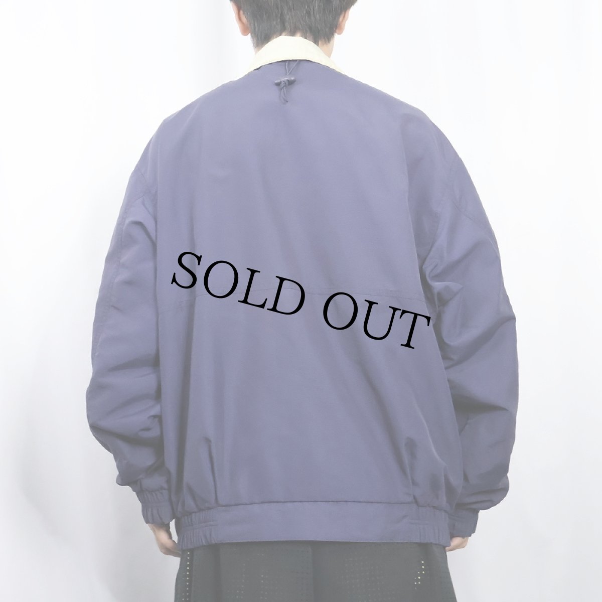 画像3: 90's EMS ナイロンジャケット NAVY L (3)