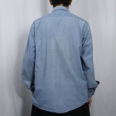 画像3: 60〜70's WASHINGTON DEE CEE USA製 シャンブレーシャツ SIZE15 1/2 (3)