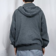 画像3: 90's RUSSELL ATHLETIC 無地スウェットジップパーカー L (3)