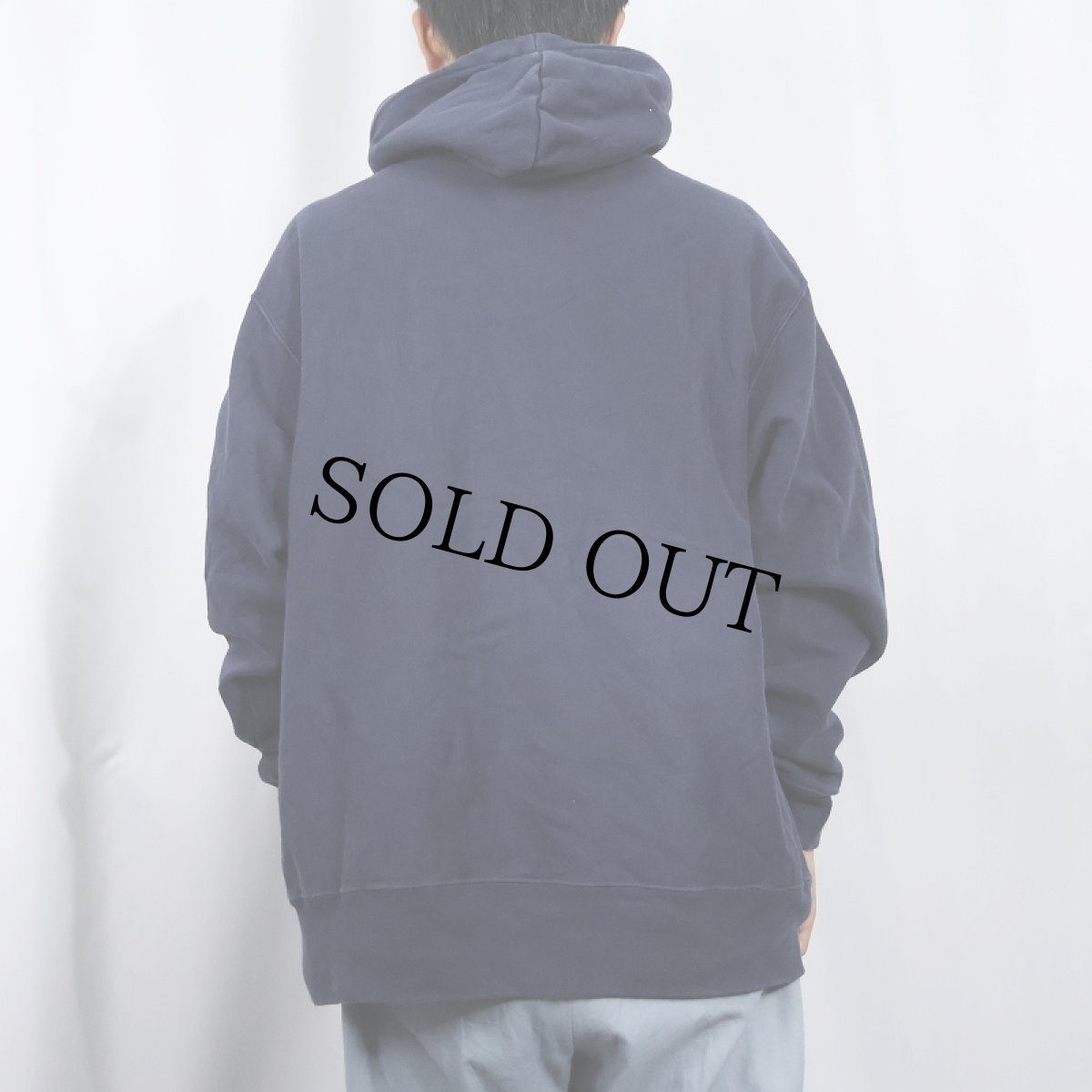 画像3: 2000's Champion REVERSE WEAVE 目無し スウェットフーディー NAVY XL (3)