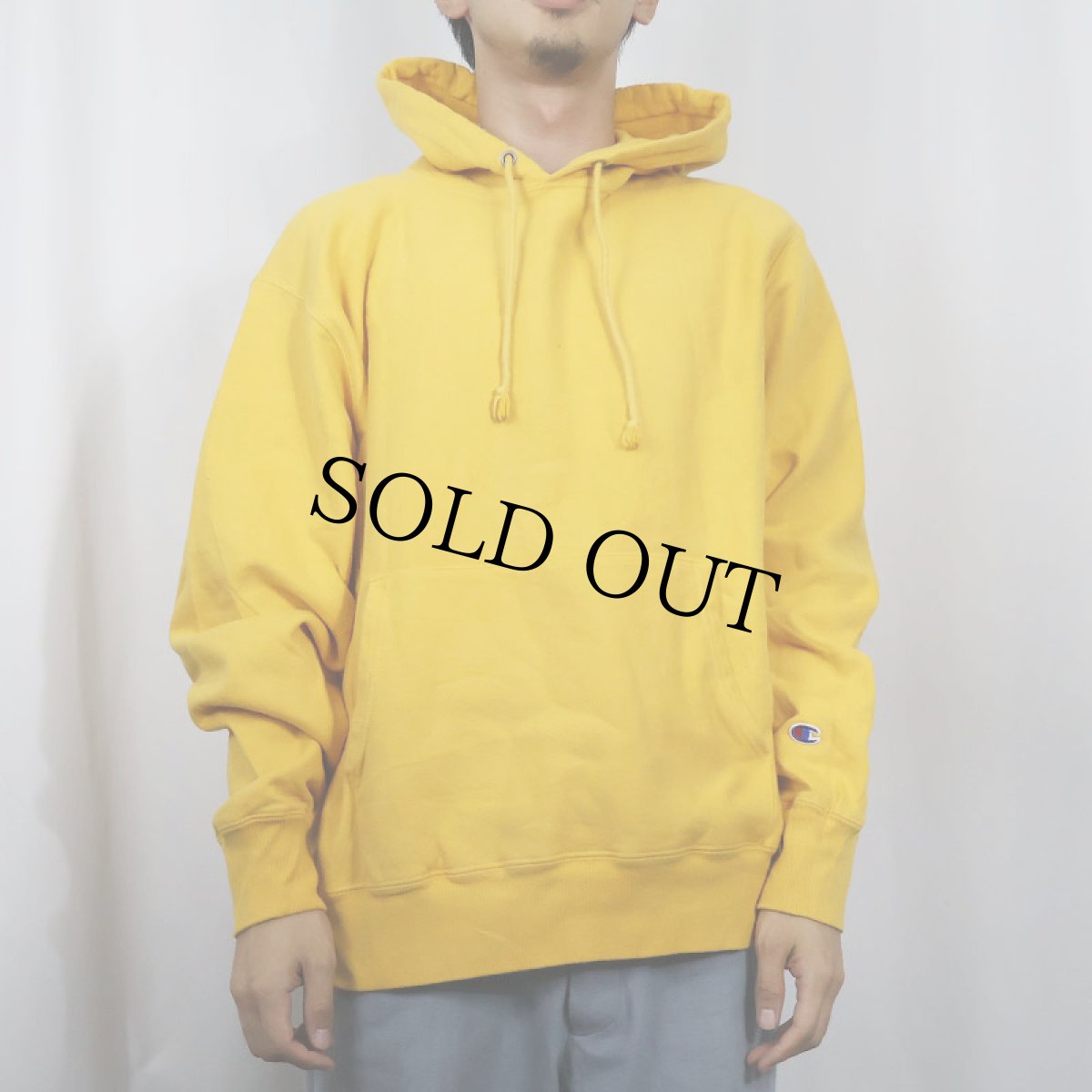 画像2: 2000's Champion REVERSE WEAVE 目無し スウェットフーディー L (2)