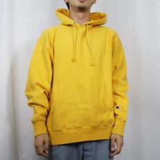 画像2: 2000's Champion REVERSE WEAVE 目無し スウェットフーディー L (2)