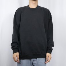 画像2: 90's Lee USA製 無地スウェット BLACK XL (2)