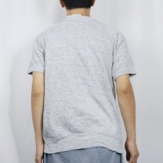 画像3: 80's SOFFE USA製 無地半袖ラグランスウェット L (3)