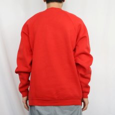 画像3: FRUIT OF THE LOOM ロゴプリントラグランスウェット L (3)