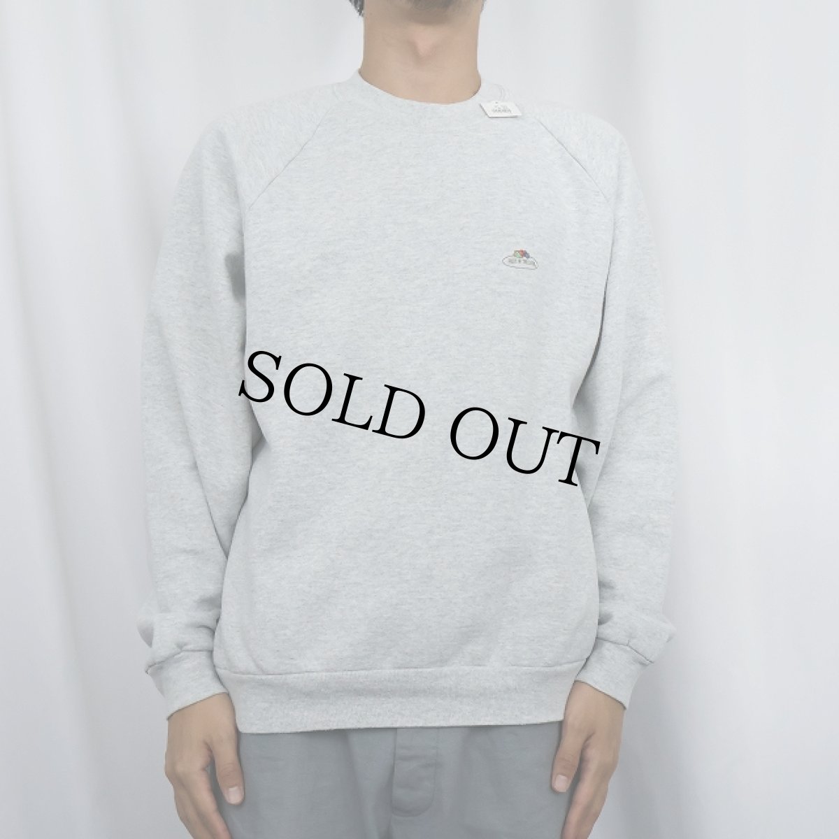 画像2: FRUIT OF THE LOOM ロゴプリントラグランスウェット (2)