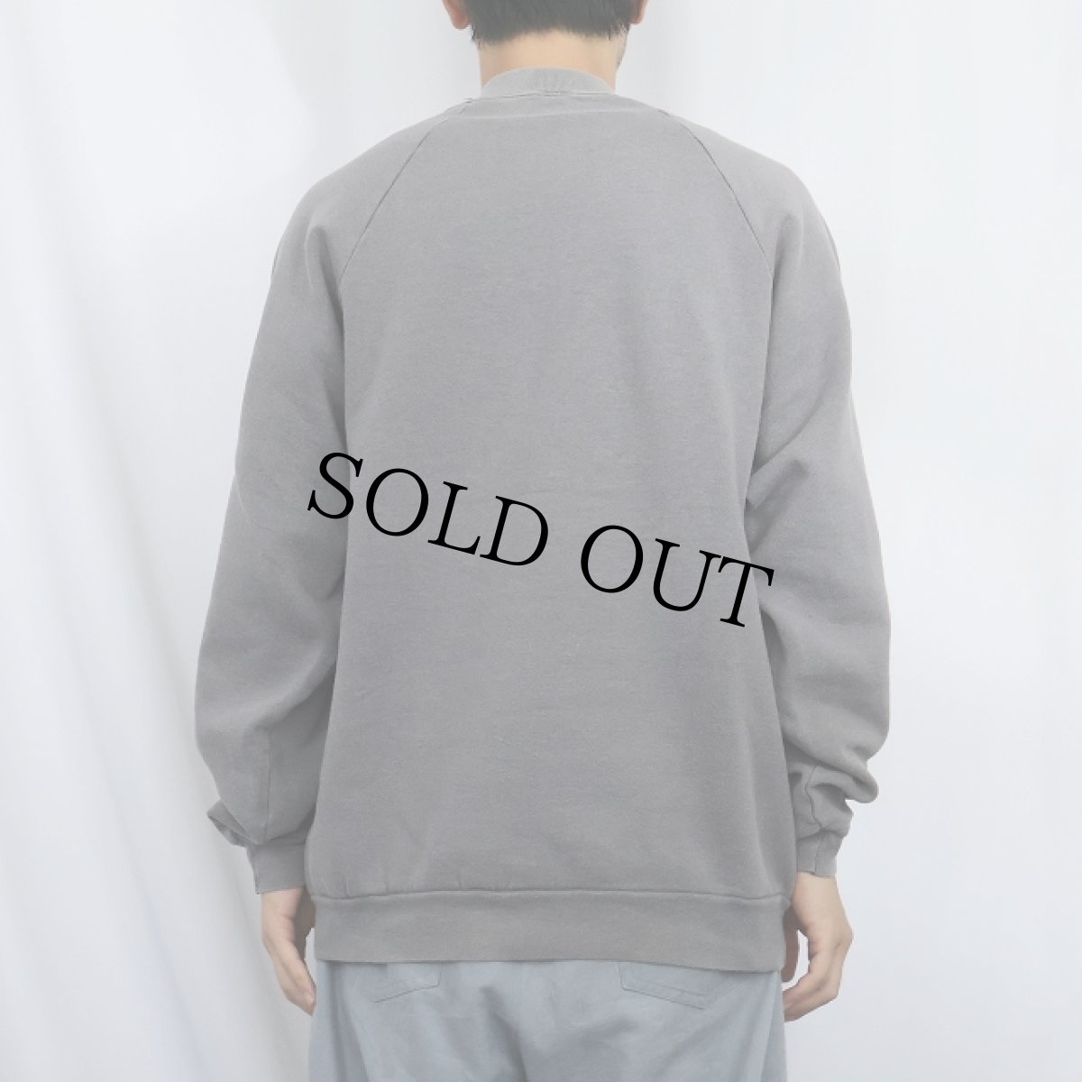 画像3: FRUIT OF THE LOOM ロゴプリントラグランスウェット XL (3)