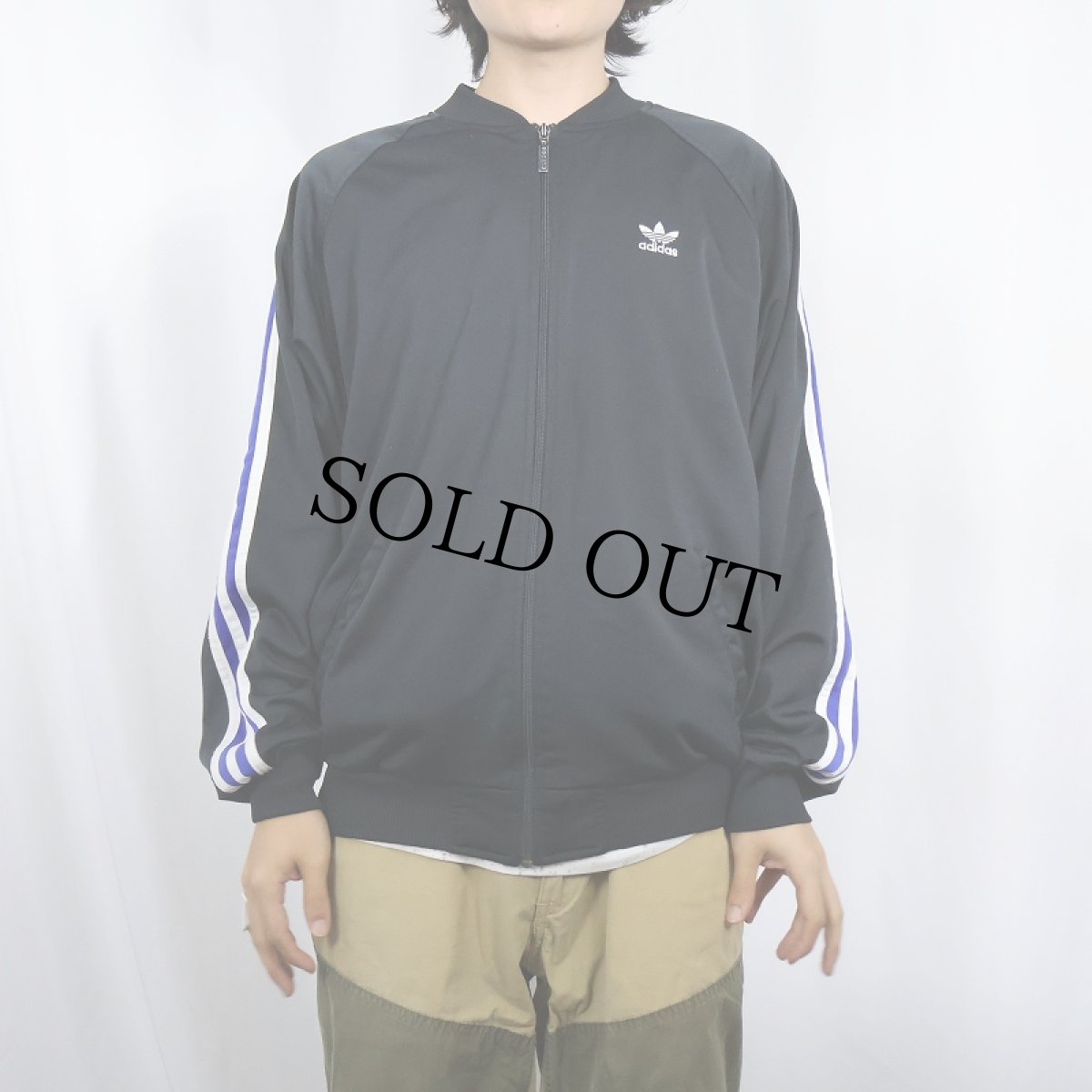 画像2: 90's adidas トラックジャケット BLACK M (2)