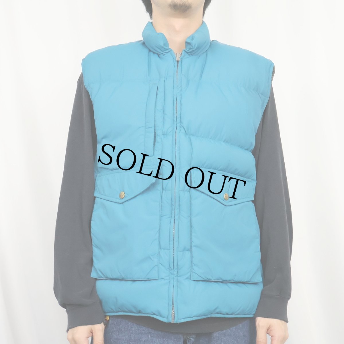 画像2: 90's Early Winters ナイロンダウンベスト L (2)