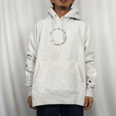 画像2: Champion REVERSE WEAVE "LOVE GOD. LOVE PEOPLE..." プリントスウェットフーディー XL (2)