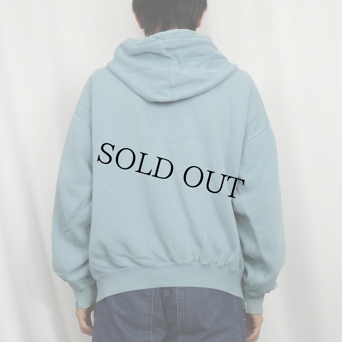 画像3: 90's GAP ハーフジップ スウェットフーディー L (3)