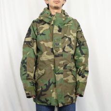 画像2: 2000's U.S.MILITARY ECWCS GEN1 ウッドランドカモ GORE-TEXパーカ LAEGE-REGULAR (2)