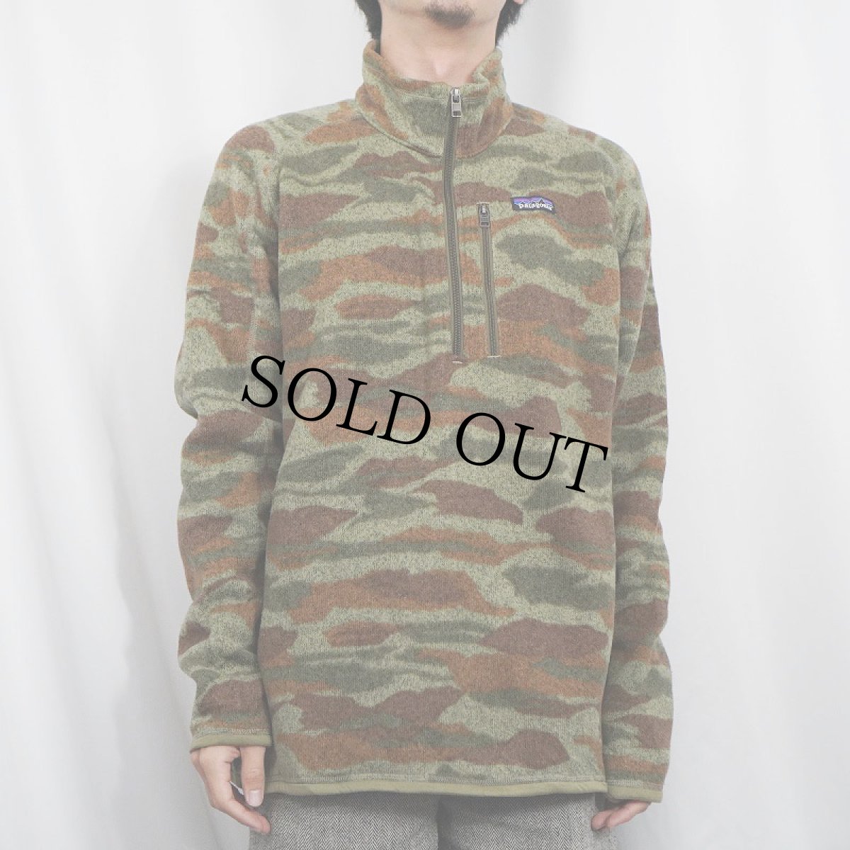 画像2: 2019AW Patagonia カモ柄 ベターセーター L (2)