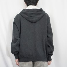 画像3: POLO Ralph Lauren ロゴ刺繍 スウェットジップパーカー L (3)