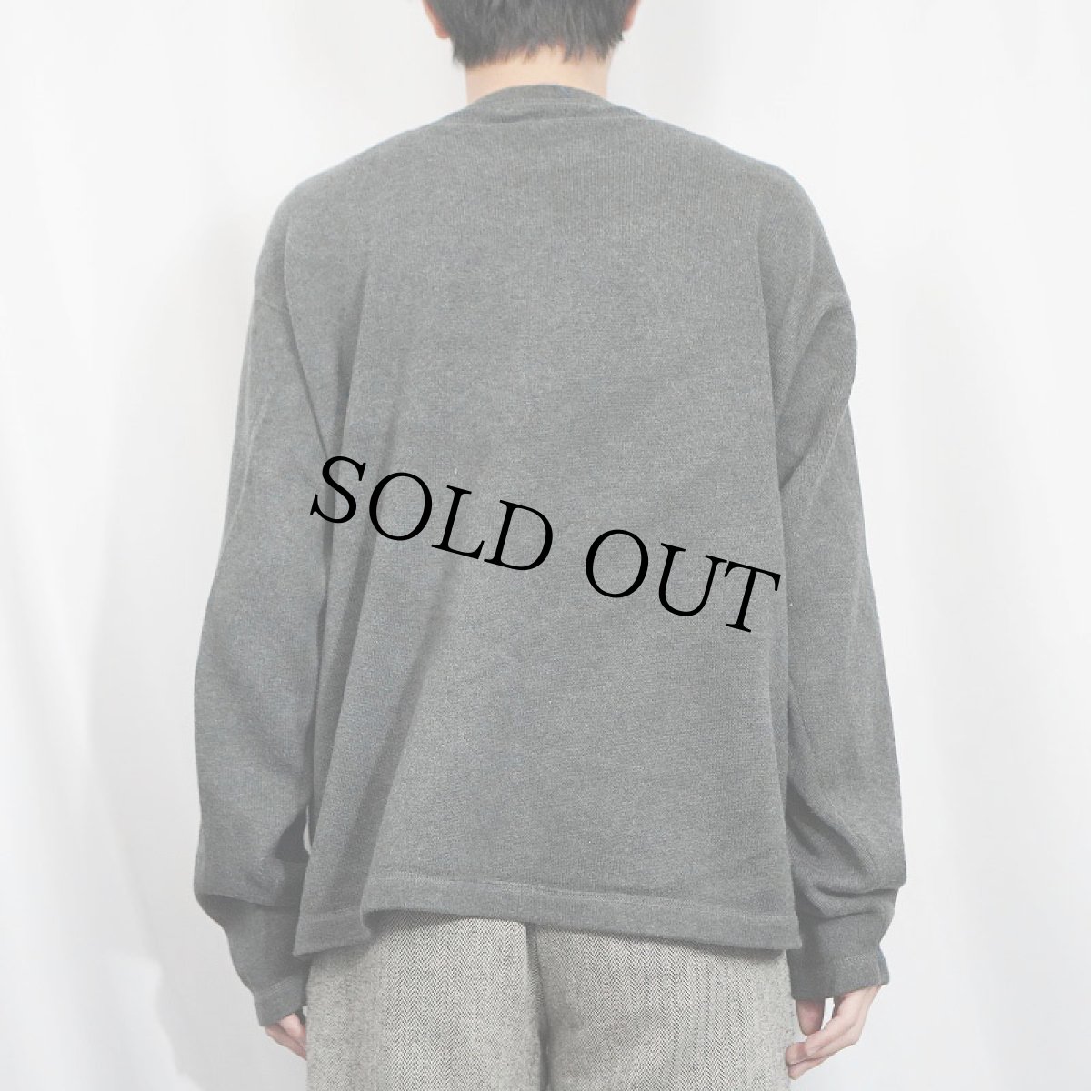 画像3: POLO Ralph Lauren ロゴ刺繍 Vネック コットンニットセーター XL (3)