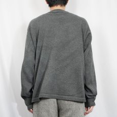 画像3: POLO Ralph Lauren ロゴ刺繍 Vネック コットンニットセーター XL (3)