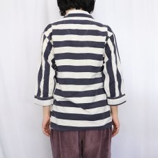 画像3: 60's B.V.D 囚人コスチュームシャツ/イージーパンツ SETUP (3)