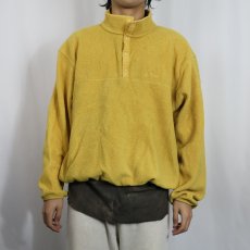 画像2: 80〜90's L.L.Bean 筆記体ロゴ刺繍 ハーフスナップ フリースジャケット (2)