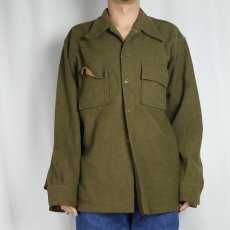 画像3: 40's RAJA by MARYLAND ウールシャツ (3)