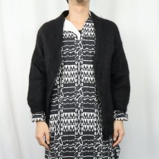 画像2: シャギーニットガウン BLACK (2)