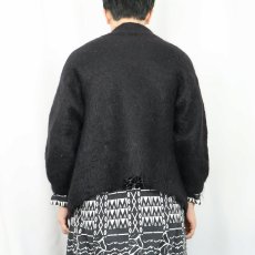 画像3: シャギーニットガウン BLACK (3)